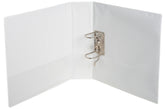 Exacompta - Ref 53955E - Box of 10 Kreacover Customisable Lever Arch Files - 2 External and Internal Pockets - Spine 60 mm - Dimensions: 32 x 30 cm - A4 Maxi File Format - White